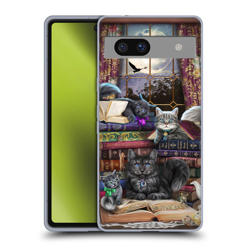 Brigid Ashwood Cats Storytime Cats And Books Soft Gel Case for Google Pixel 7a