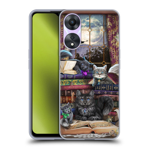 Brigid Ashwood Cats Storytime Cats And Books Soft Gel Case for OPPO A78 5G