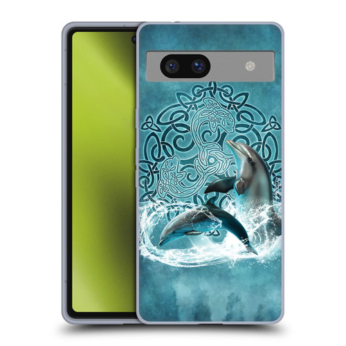 Brigid Ashwood Celtic Wisdom Dolphin Soft Gel Case for Google Pixel 7a