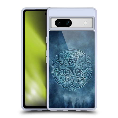 Brigid Ashwood Celtic Wisdom Knot Wolf Soft Gel Case for Google Pixel 7a