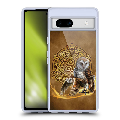 Brigid Ashwood Celtic Wisdom Owl Soft Gel Case for Google Pixel 7a
