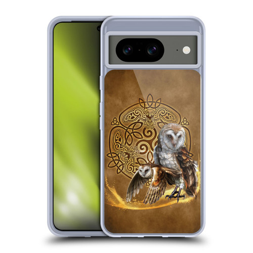 Brigid Ashwood Celtic Wisdom Owl Soft Gel Case for Google Pixel 8