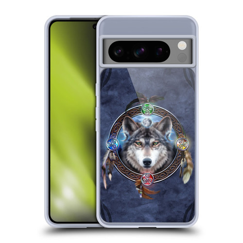Brigid Ashwood Celtic Wisdom Wolf Guide Soft Gel Case for Google Pixel 8 Pro