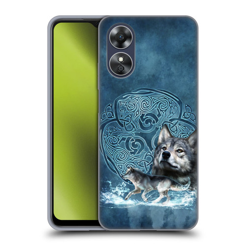 Brigid Ashwood Celtic Wisdom Wolf Soft Gel Case for OPPO A17