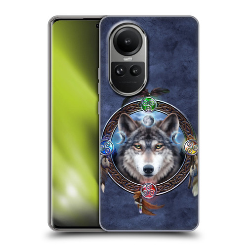 Brigid Ashwood Celtic Wisdom Wolf Guide Soft Gel Case for OPPO Reno10 5G / Reno10 Pro 5G