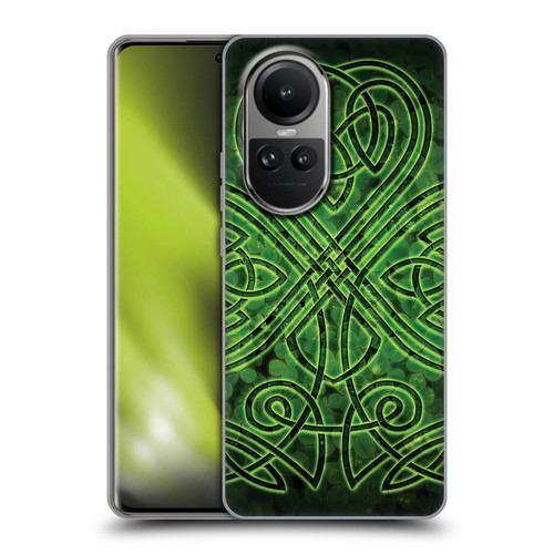 Brigid Ashwood Celtic Wisdom 3 Irish Shamrock Soft Gel Case for OPPO Reno10 5G / Reno10 Pro 5G