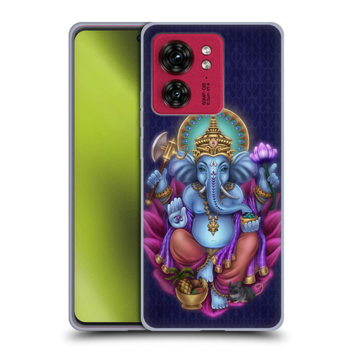 Brigid Ashwood Sacred Symbols Ganesha Soft Gel Case for Motorola Moto Edge 40