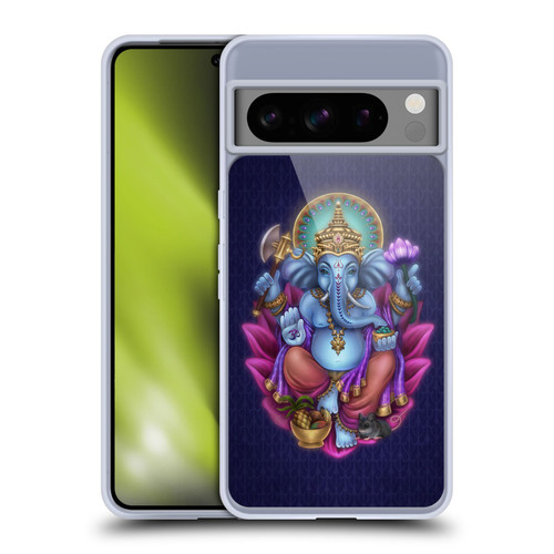 Brigid Ashwood Sacred Symbols Ganesha Soft Gel Case for Google Pixel 8 Pro
