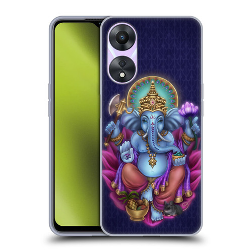 Brigid Ashwood Sacred Symbols Ganesha Soft Gel Case for OPPO A78 5G