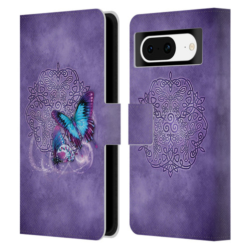 Brigid Ashwood Celtic Wisdom Butterfly Leather Book Wallet Case Cover For Google Pixel 8