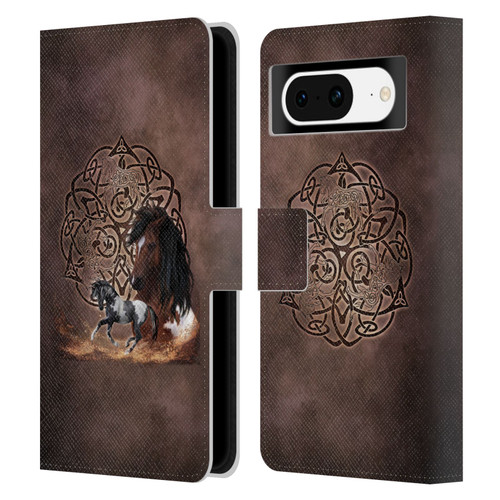 Brigid Ashwood Celtic Wisdom Horse Leather Book Wallet Case Cover For Google Pixel 8