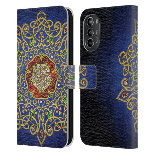 Brigid Ashwood Celtic Wisdom 3 Rose Leather Book Wallet Case Cover For Motorola Moto G82 5G