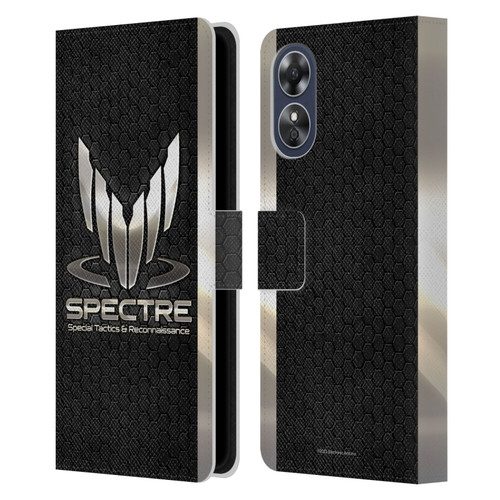 EA Bioware Mass Effect 3 Badges And Logos Spectre Leather Book Wallet Case Cover For OPPO A17