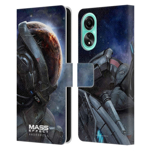 EA Bioware Mass Effect Andromeda Graphics Key Art 2017 Leather Book Wallet Case Cover For OPPO A78 5G
