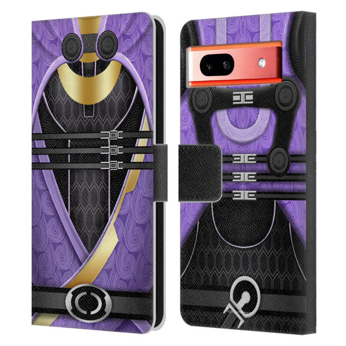 EA Bioware Mass Effect Armor Collection Tali'Zorah nar Rayya Leather Book Wallet Case Cover For Google Pixel 7a