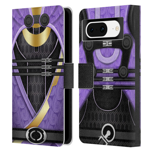 EA Bioware Mass Effect Armor Collection Tali'Zorah nar Rayya Leather Book Wallet Case Cover For Google Pixel 8