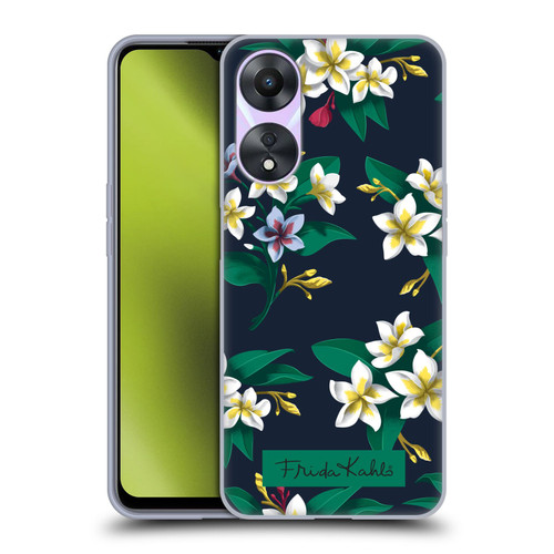 Frida Kahlo Flowers Plumeria Soft Gel Case for OPPO A78 4G