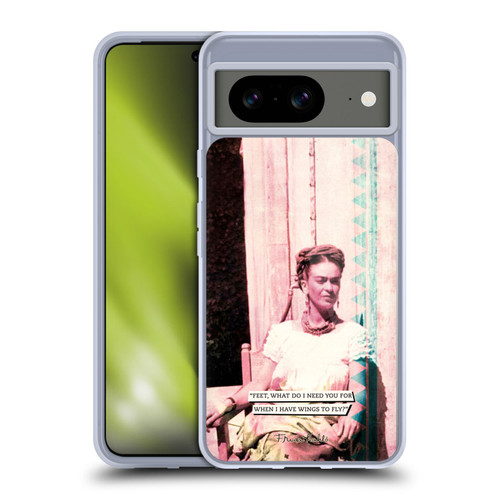 Frida Kahlo Portraits And Quotes Strange Soft Gel Case for Google Pixel 8