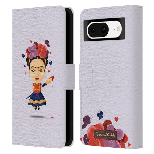 Frida Kahlo Doll Solo Leather Book Wallet Case Cover For Google Pixel 8