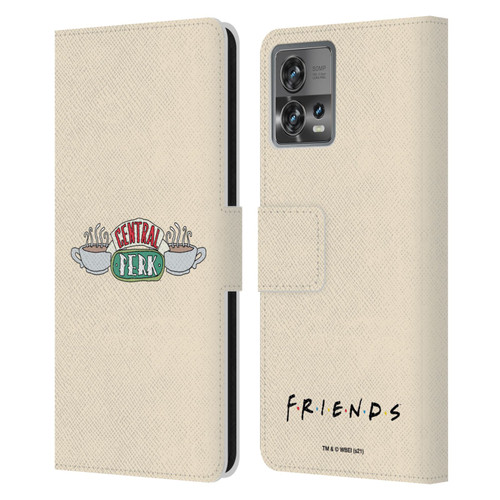 Friends TV Show Iconic Central Perk Leather Book Wallet Case Cover For Motorola Moto Edge 30 Fusion