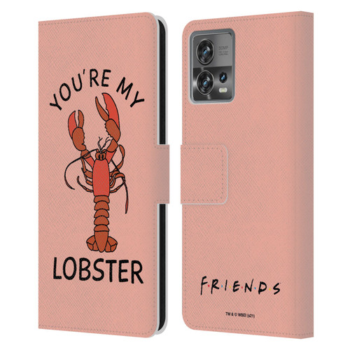 Friends TV Show Iconic Lobster Leather Book Wallet Case Cover For Motorola Moto Edge 30 Fusion