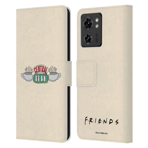 Friends TV Show Iconic Central Perk Leather Book Wallet Case Cover For Motorola Moto Edge 40