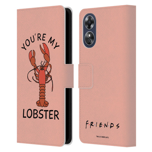 Friends TV Show Iconic Lobster Leather Book Wallet Case Cover For OPPO A17