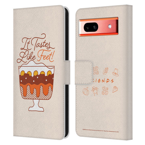 Friends TV Show Key Art Tastes Like Feet Leather Book Wallet Case Cover For Google Pixel 7a