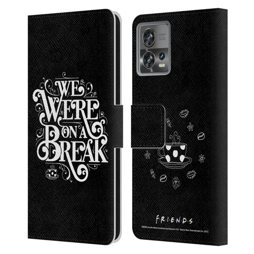 Friends TV Show Key Art We Were On A Break Leather Book Wallet Case Cover For Motorola Moto Edge 30 Fusion