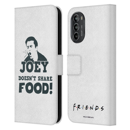 Friends TV Show Quotes Joey Food Leather Book Wallet Case Cover For Motorola Moto G82 5G
