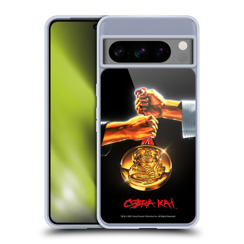 Cobra Kai Graphics Gold Medal Soft Gel Case for Google Pixel 8 Pro