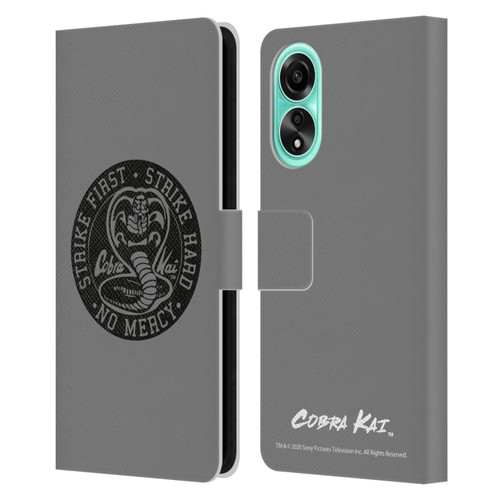 Cobra Kai Graphics Strike Logo 2 Leather Book Wallet Case Cover For OPPO A78 4G