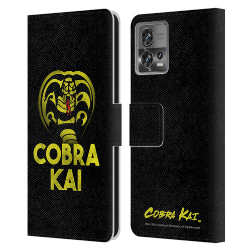 Cobra Kai Season 4 Key Art Team Cobra Kai Leather Book Wallet Case Cover For Motorola Moto Edge 30 Fusion