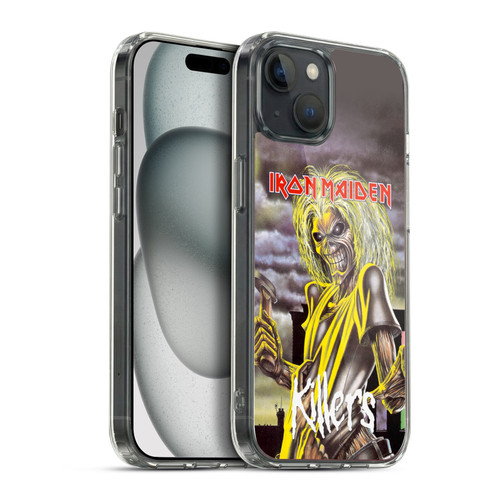 Iron Maiden Album Covers Killers Soft Gel Case for Apple iPhone 15 Plus & MagSafe