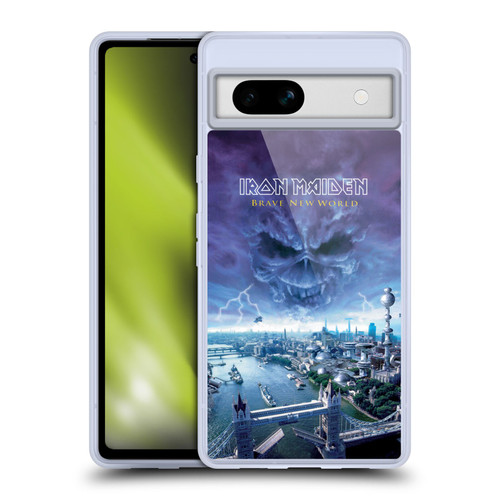 Iron Maiden Album Covers Brave New World Soft Gel Case for Google Pixel 7a
