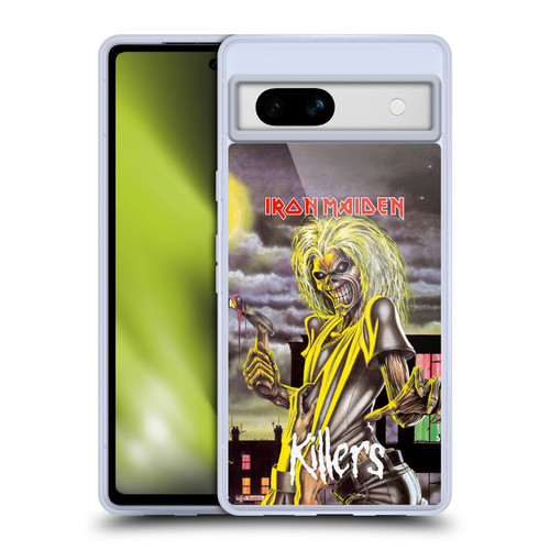 Iron Maiden Album Covers Killers Soft Gel Case for Google Pixel 7a