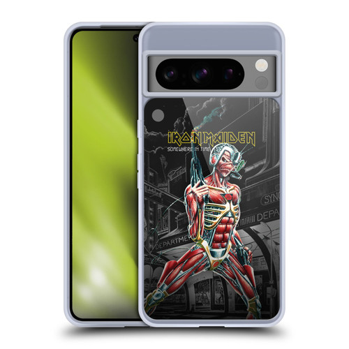 Iron Maiden Album Covers Somewhere Soft Gel Case for Google Pixel 8 Pro