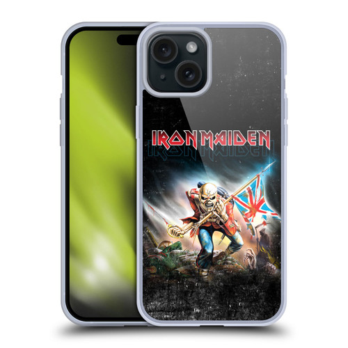 Iron Maiden Art Trooper 2016 Soft Gel Case for Apple iPhone 15 Plus & MagSafe