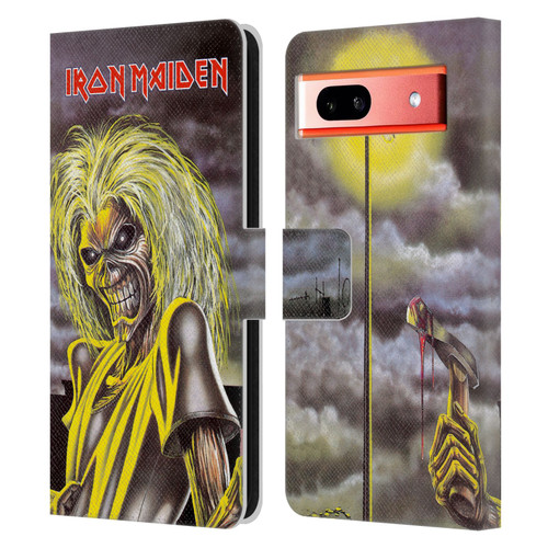 Iron Maiden Album Covers Killers Leather Book Wallet Case Cover For Google Pixel 7a