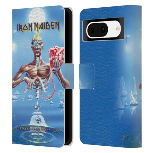 Iron Maiden Album Covers SSOSS Leather Book Wallet Case Cover For Google Pixel 8