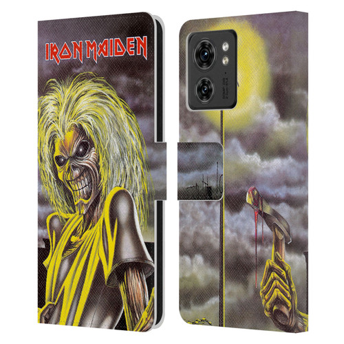 Iron Maiden Album Covers Killers Leather Book Wallet Case Cover For Motorola Moto Edge 40