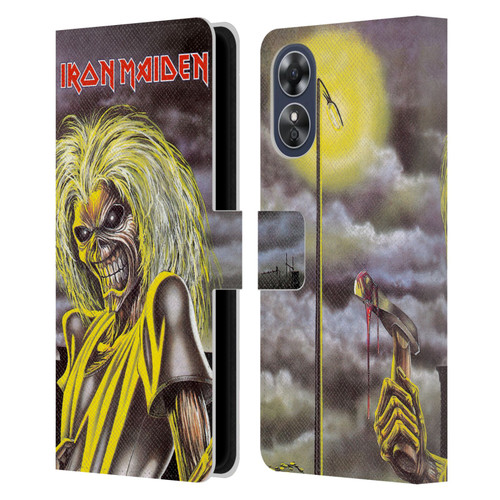 Iron Maiden Album Covers Killers Leather Book Wallet Case Cover For OPPO A17