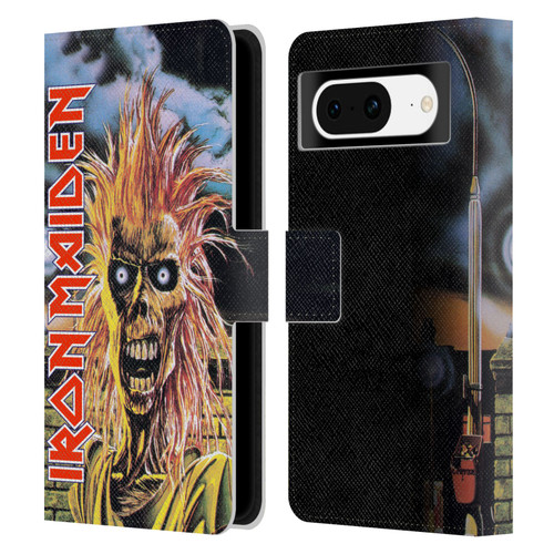 Iron Maiden Art First Leather Book Wallet Case Cover For Google Pixel 8