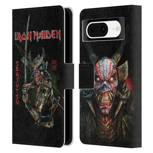 Iron Maiden Senjutsu Album Cover Leather Book Wallet Case Cover For Google Pixel 8