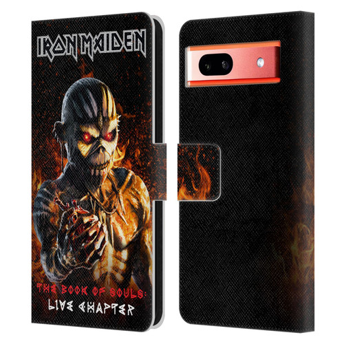 Iron Maiden Tours TBOS Live Chapter Leather Book Wallet Case Cover For Google Pixel 7a