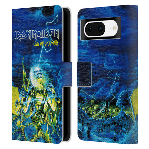 Iron Maiden Tours Live After Death Leather Book Wallet Case Cover For Google Pixel 8