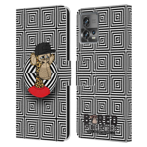 Bored of Directors Key Art APE #3179 Pattern Leather Book Wallet Case Cover For Motorola Moto Edge 30 Fusion