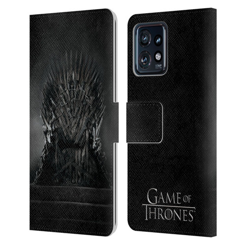 HBO Game of Thrones Key Art Iron Throne Leather Book Wallet Case Cover For Motorola Moto Edge 40 Pro