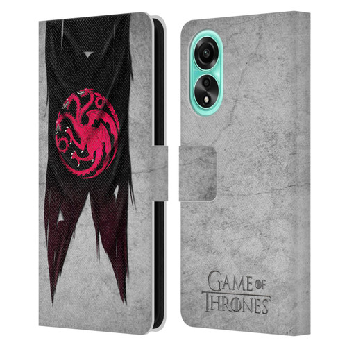 HBO Game of Thrones Sigil Flags Targaryen Leather Book Wallet Case Cover For OPPO A78 4G
