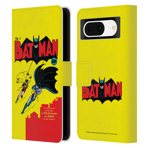 Batman DC Comics Famous Comic Book Covers Number 1 Leather Book Wallet Case Cover For Google Pixel 8
